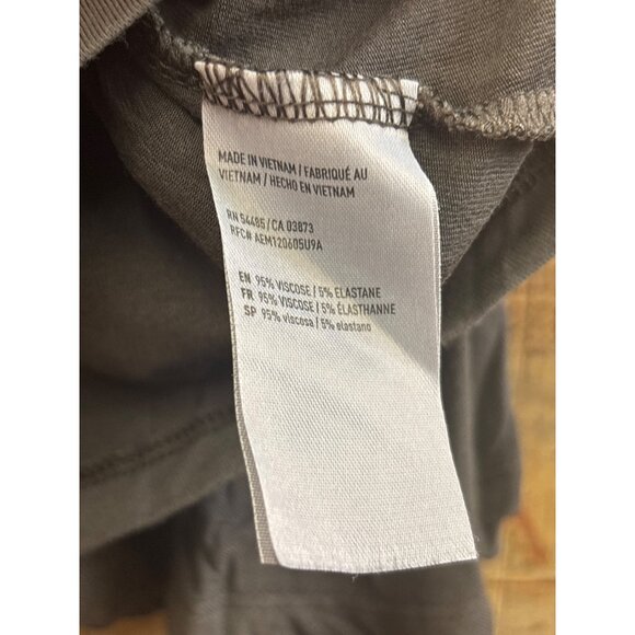 American Eagle Soft & Sexy Gray Bell Sleeve V-Neck Top S - Picture 3 of 6